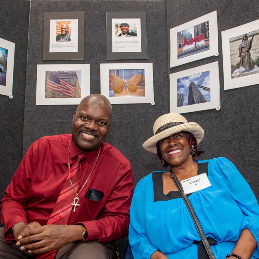 artists smiling at the After Supper Visions program