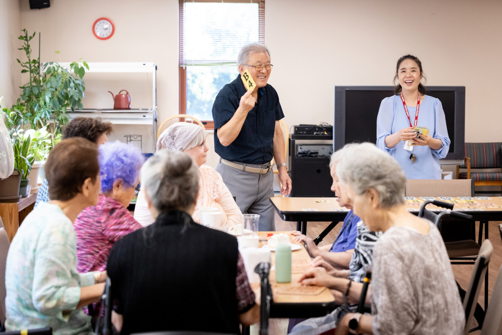 Senior community social game