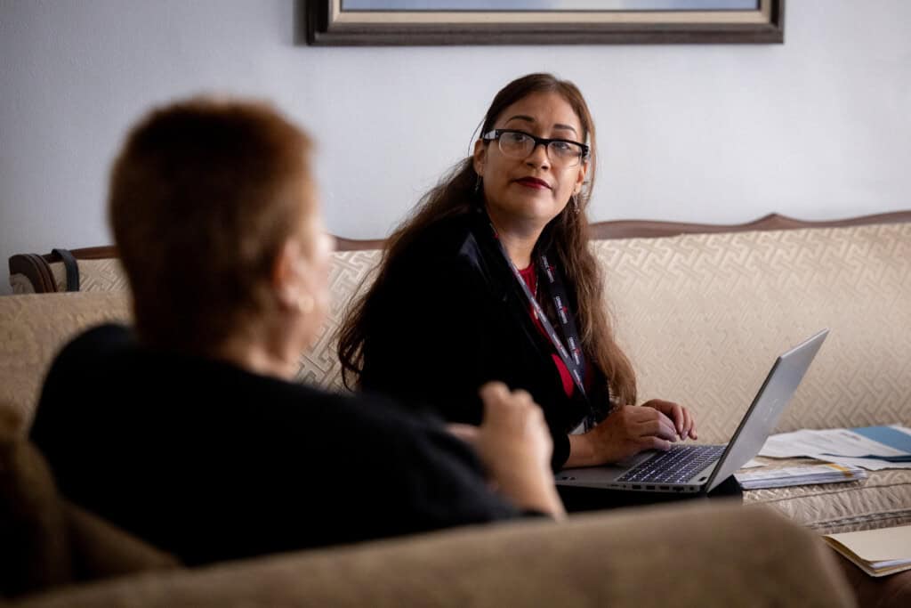 Catholic Charities care coordinators help seniors age with dignity.