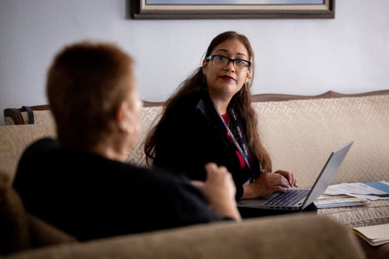 Catholic Charities care coordinators help seniors age with dignity.
