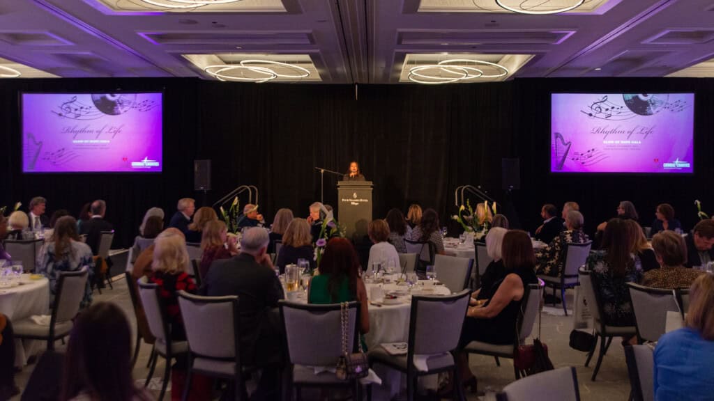 Attendees at Glow of Hope brunch