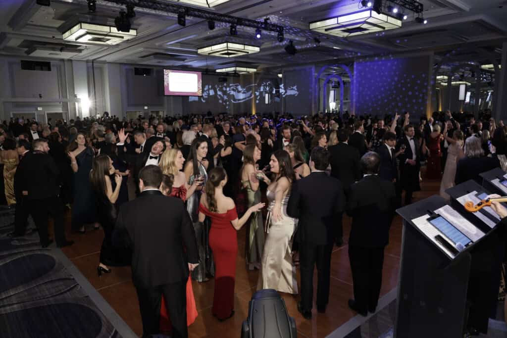 Saint Nicolas Ball 2025 Attendees dancing
